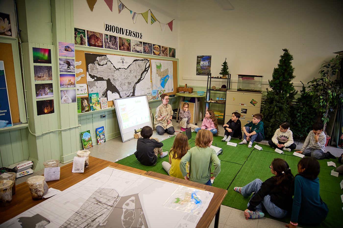 Enfants en atelier